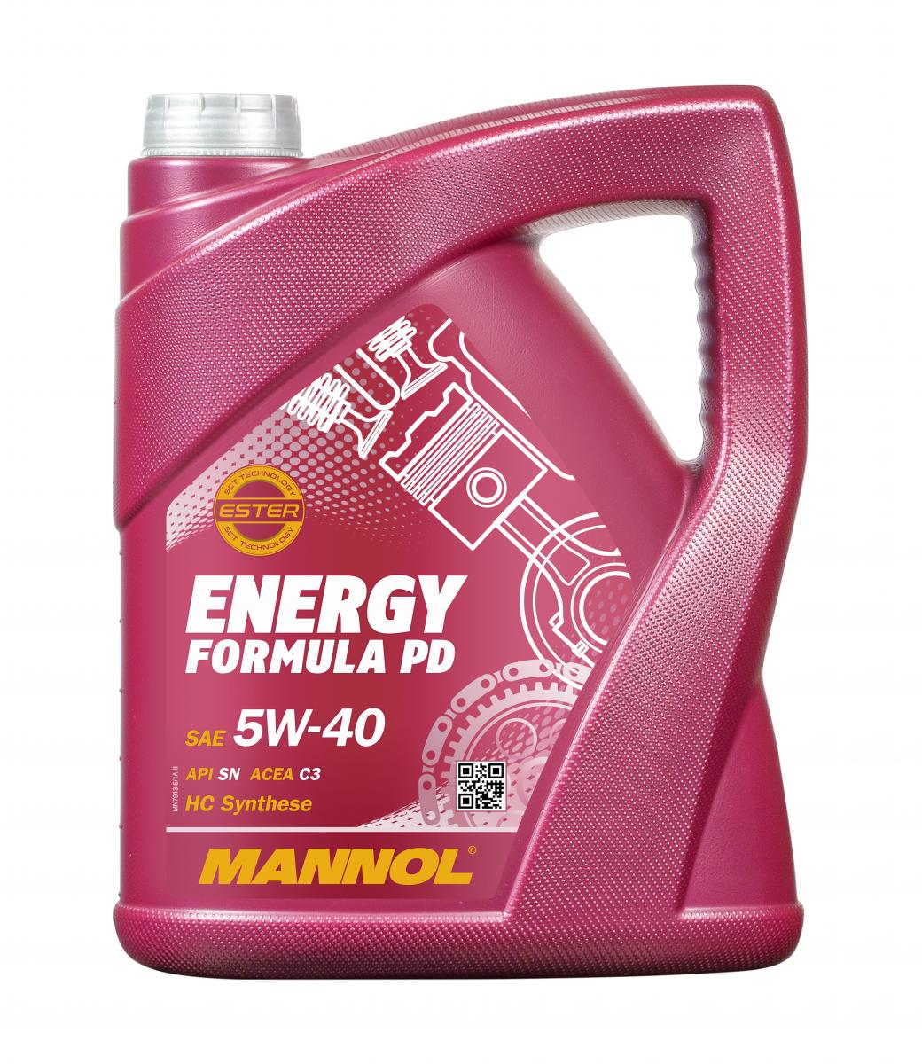 7913 MANNOL ENERGY FORMULA PD 5W40 5 л. Cинтетическое моторное масло 5W-40