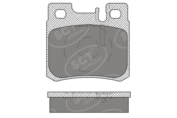 SCT SP 660 Тормозные колодки (комплект 4 шт.) SP660