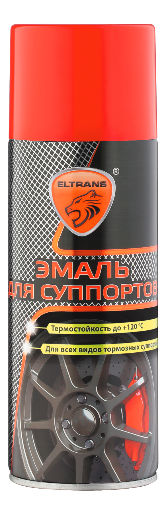 ELTRANS Эмаль для суппортов "ЯРКО-КРАСНАЯ" 520 мл. (аэрозоль)