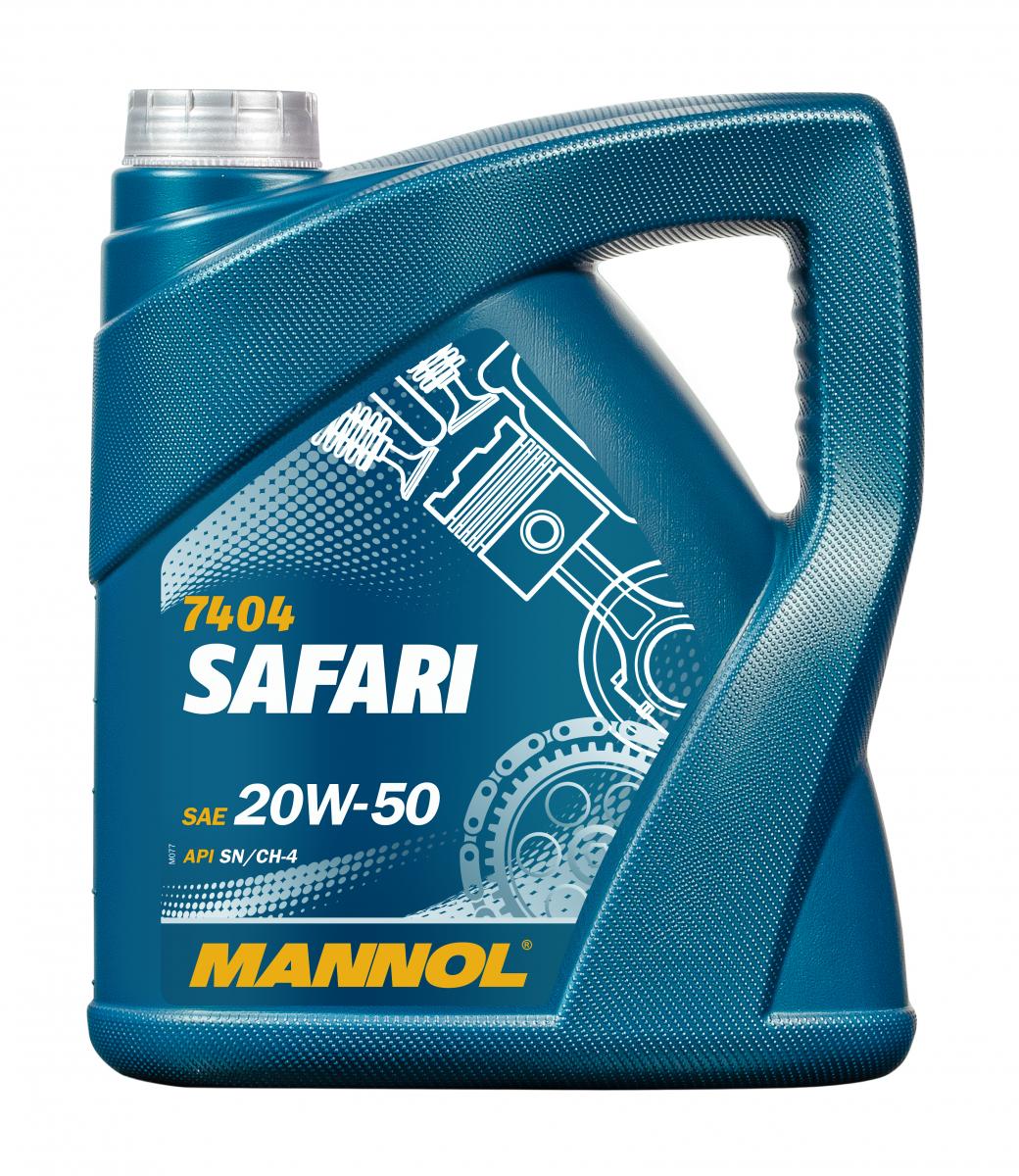 7404 MANNOL SAFARI 20W50 5 л. Моторное масло 20W-50