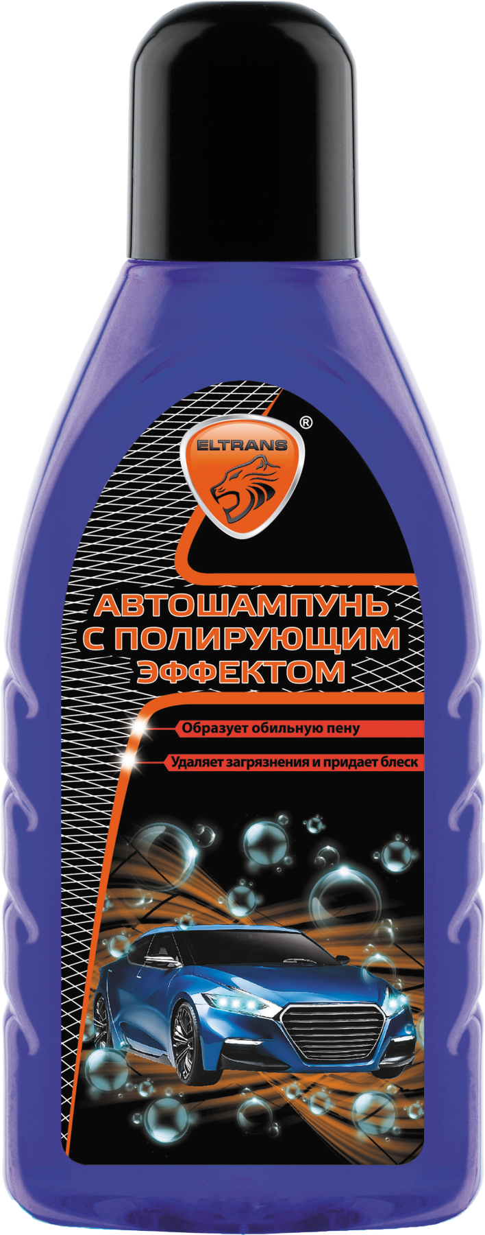 ELTRANS Автошампунь с полирующим эффектом 500 мл. (ПЭТ-флакон)