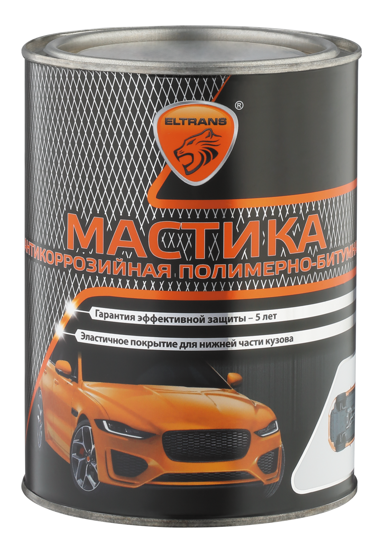 ELTRANS Мастика антикоррозийная полимерно-битумная 1 л.(жестяная банка)