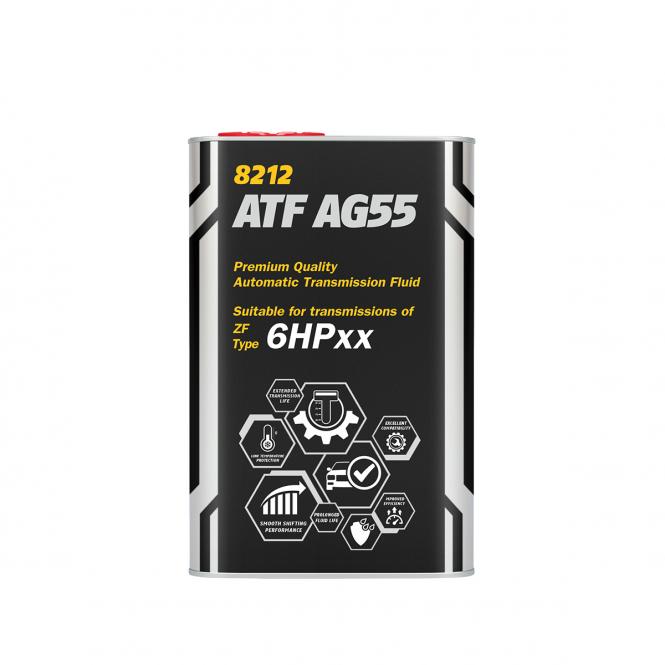8212 MANNOL ATF AG55 1 л. (Metal) Синтетическая трансмиссионная жидкость