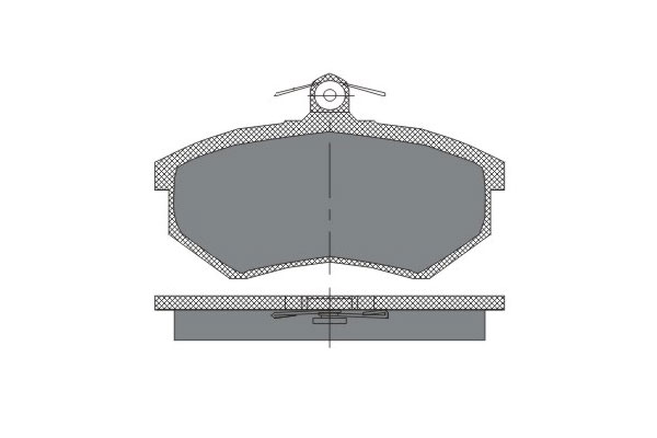 SCT SP 176 Тормозные колодки (комплект 4 шт.) SP176