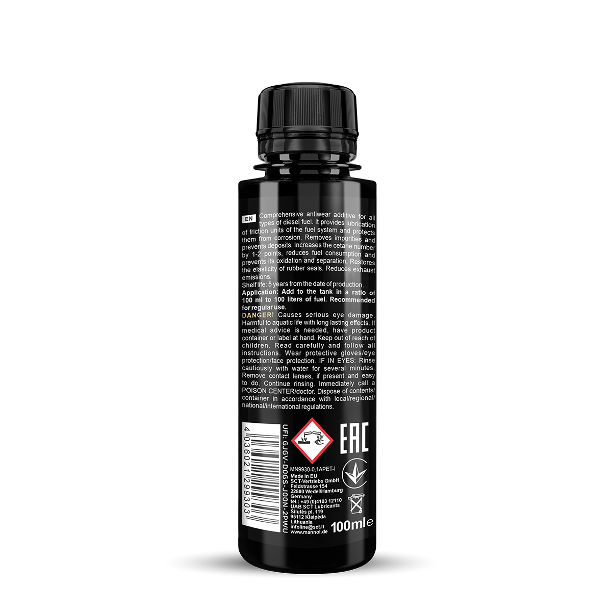 9930 MANNOL DIESEL ESTER ADDITIVE 100 мл. Присадка к дизельному топливу