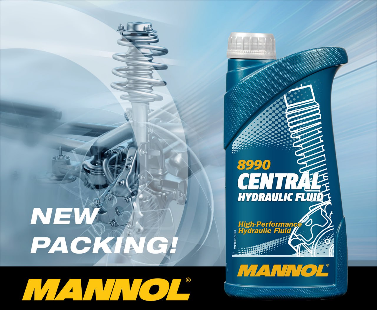 8990 MANNOL CENTRAL HYDRAULIK FLUID 1 л. Гидравлическая жидкость