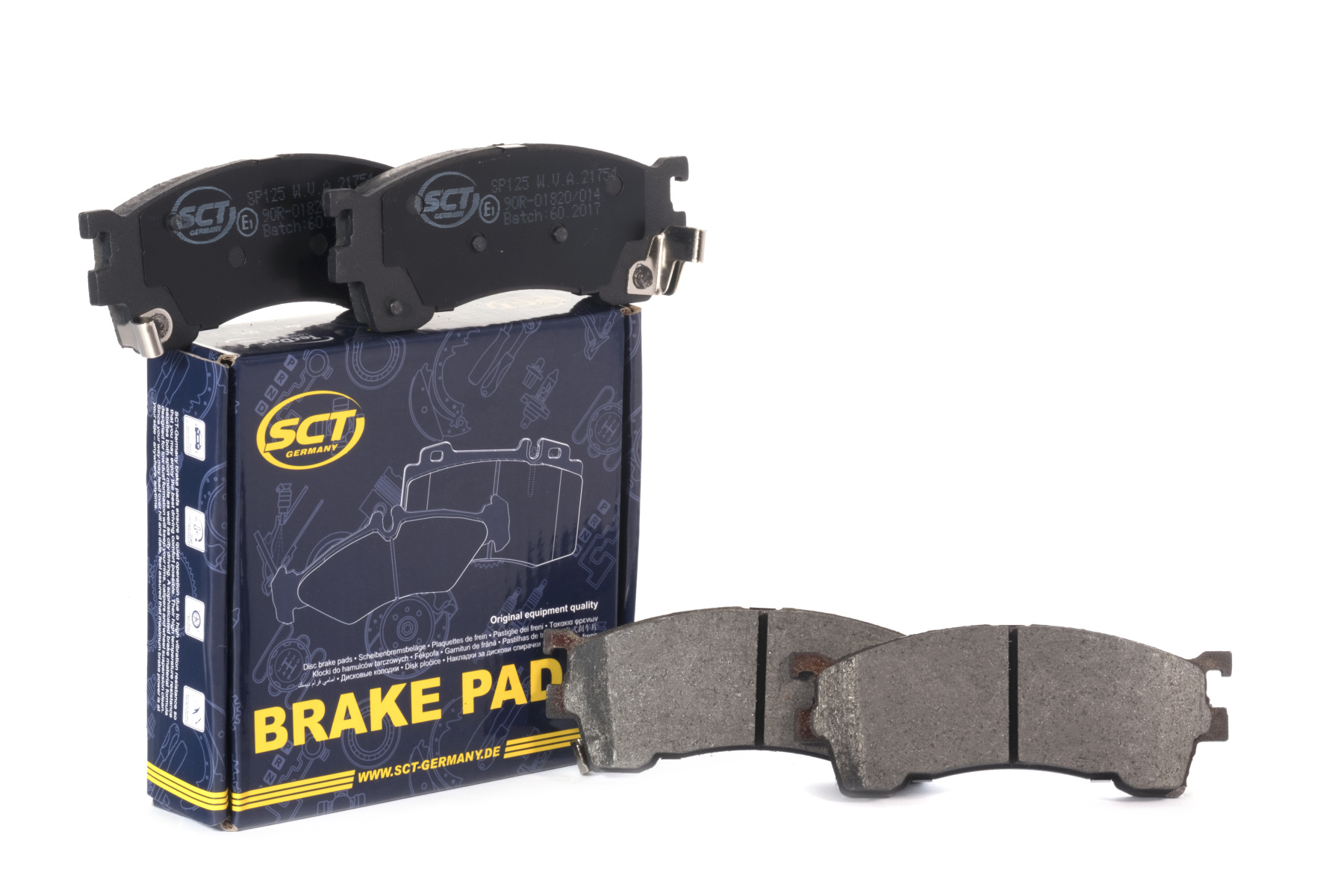 SCT SP 125 Тормозные колодки (комплект 4 шт.) SP125