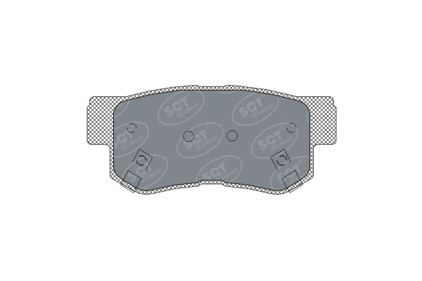 SCT SP 326 Тормозные колодки (комплект 4 шт.) SP326