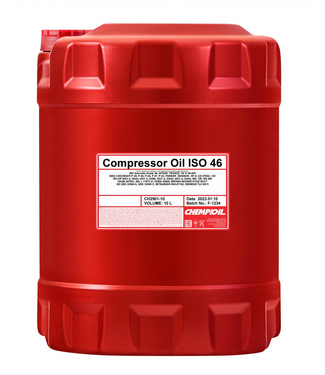 2901 CHEMPIOIL COMPRESSOR OIL ISO 46 10 л. Компрессорное масло 