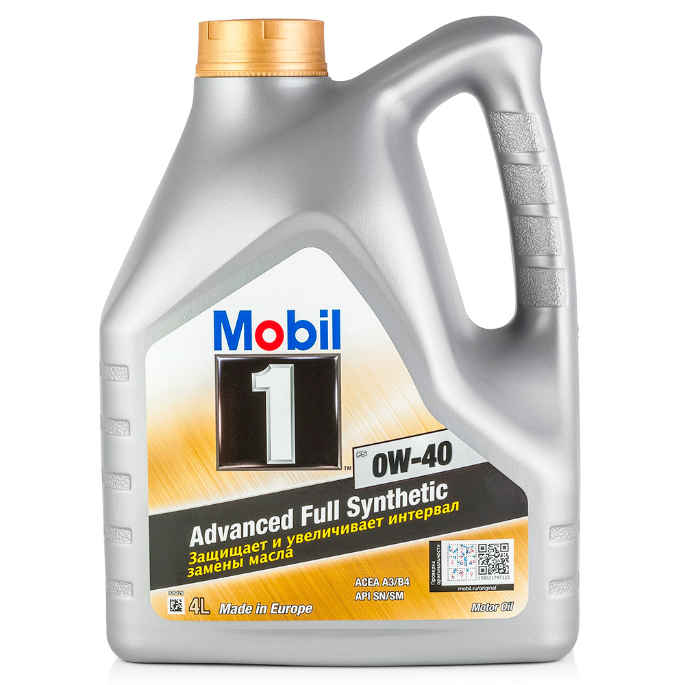 MOBIL 1 FS 0W-40 4 л. (Франция) Синтетическое моторное масло 0W40 