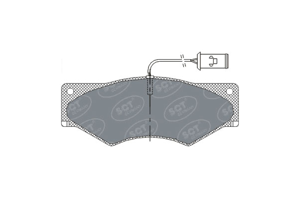 SCT SP 319 Тормозные колодки (комплект 4 шт.) SP319