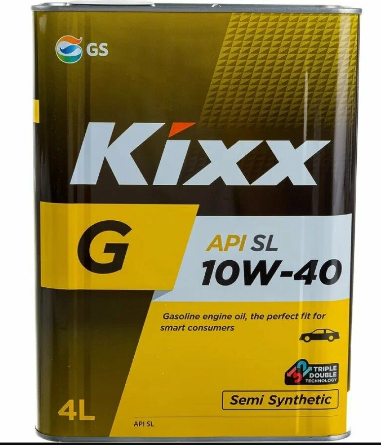 KIXX G SL 10W40 4 л. Полусинтетическое моторное масло 10W-40