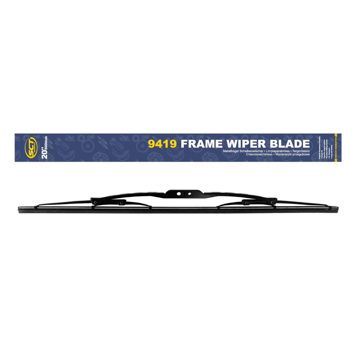9419 SCT REG BLADES 20" 500 mm. Щетки стеклоочистителей комплект 2 шт.