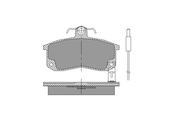 SCT SP 216 Тормозные колодки (комплект 4 шт.) SP216