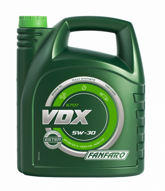 6707 FANFARO 5W30 VDX 5 л. Синтетическое моторное масло 5W-30