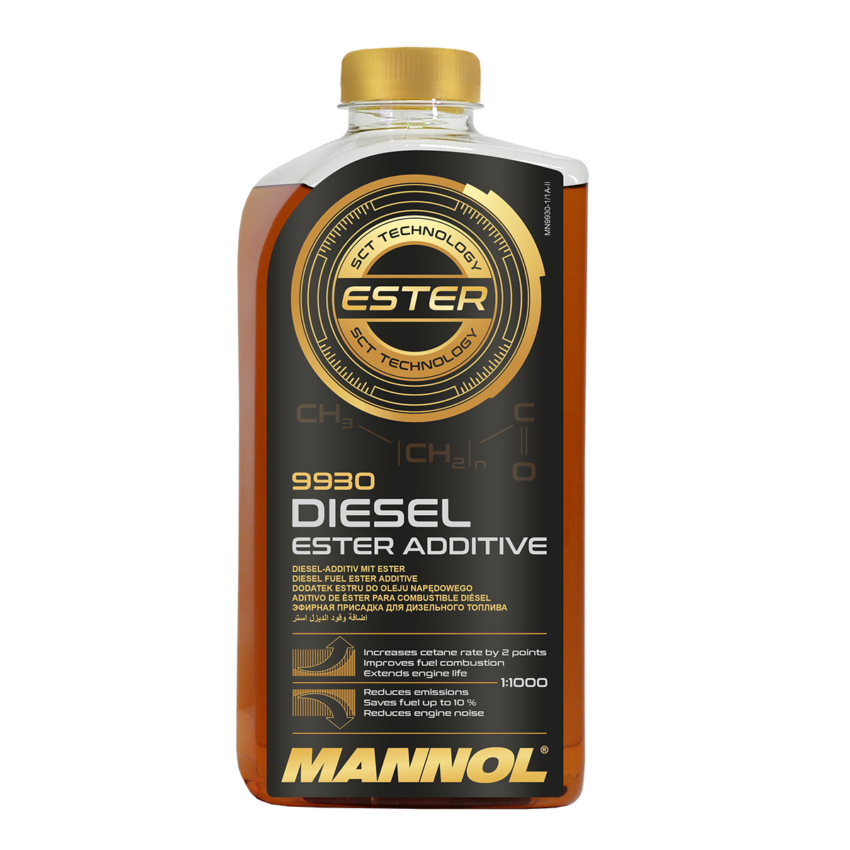 9930 MANNOL DIESEL ESTER ADDITIVE 900 мл. Присадка к дизельному топливу
