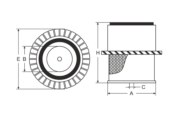 SCT SB 3125 Воздушный фильтр SB3125