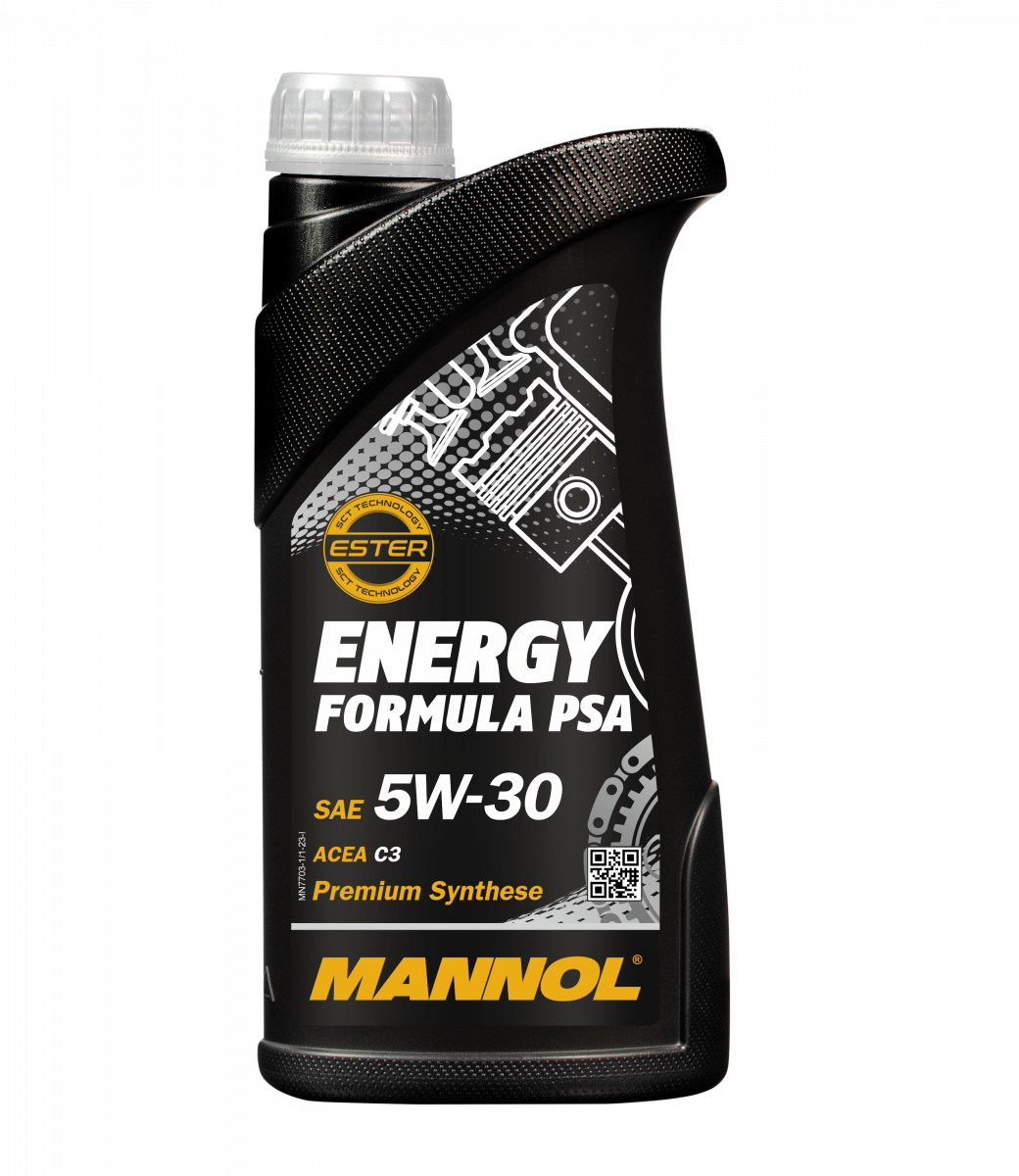 7703 MANNOL ENERGY FORMULA PSA 5W30 1 л. Синтетическое моторное масло 5W-30
