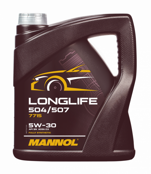 7715 MANNOL LONGLIFE 504/507 5W30 4 л. Синтетическое моторное масло 5W-30