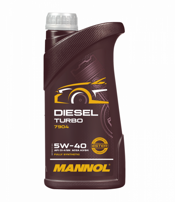 7904 MANNOL DIESEL TURBO 5W40 1 л. Синтетическое моторное масло 5W-40
