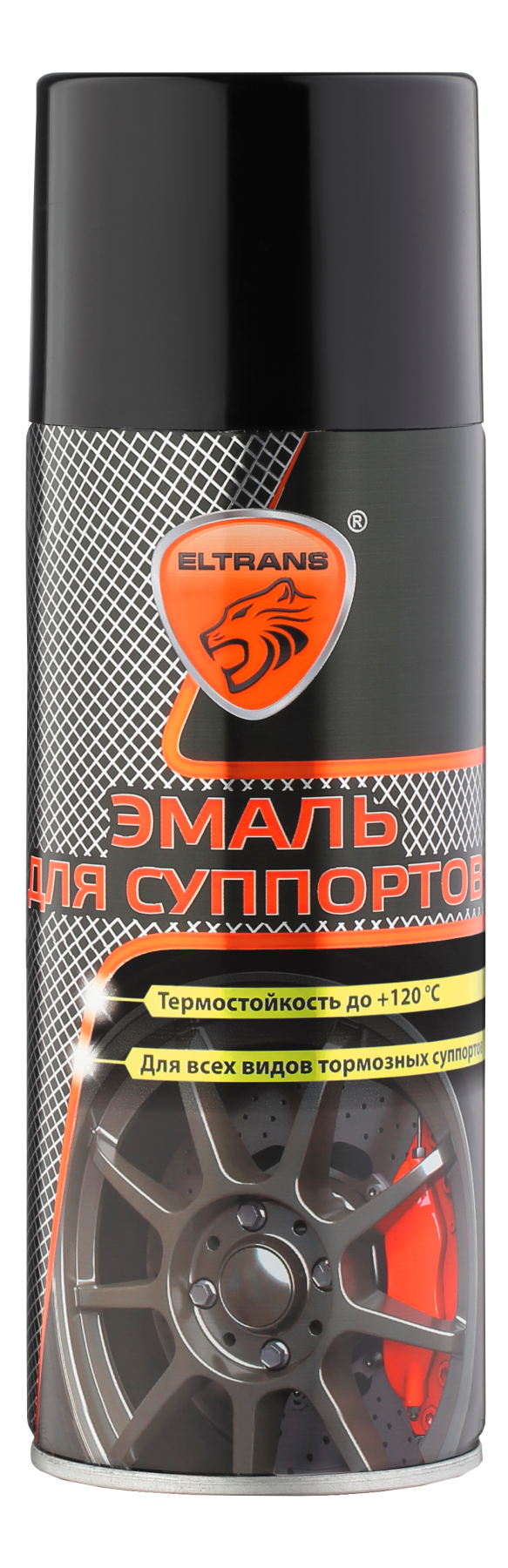 ELTRANS Эмаль для суппортов "ЧЕРНАЯ" 520 мл.(аэрозоль)