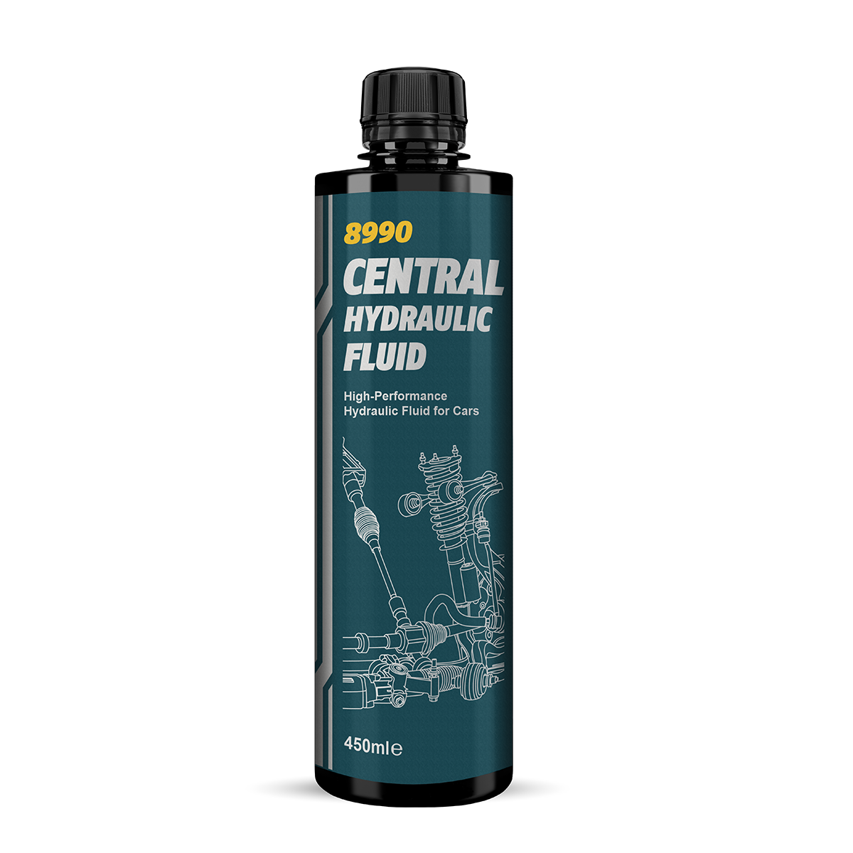 8990 MANNOL CENTRAL HYDRAULIC FLUID 0,45 л. Cинтетическая гидравлическая жидкость