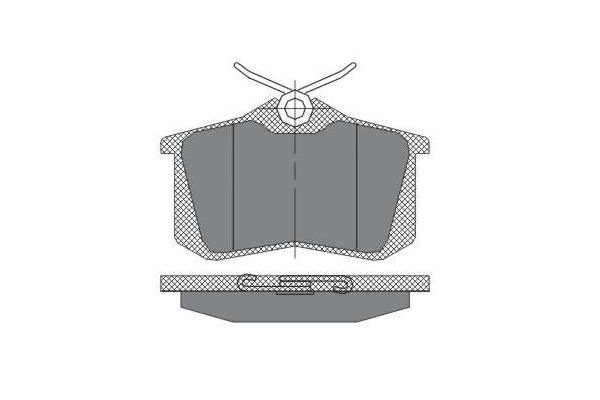 SCT SP 113 Тормозные колодки (комплект 4 шт.) SP113