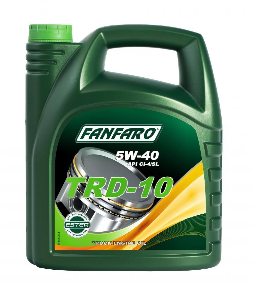 qqqq6110 FANFARO TRD-10 UHPD 5W40 5 л. Cинтетическое моторное масло 5W-40