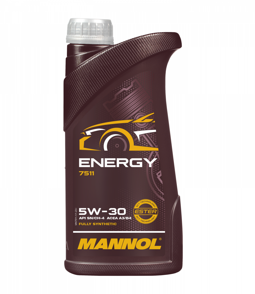7511 MANNOL ENERGY 5W30 1 л. Синтетическое моторное масло 5W-30