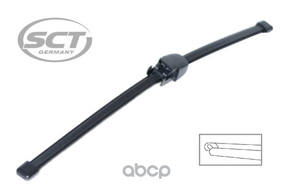 9488 SCT REAR WIPER 16" 400 мм. Щетка стеклоочистителя