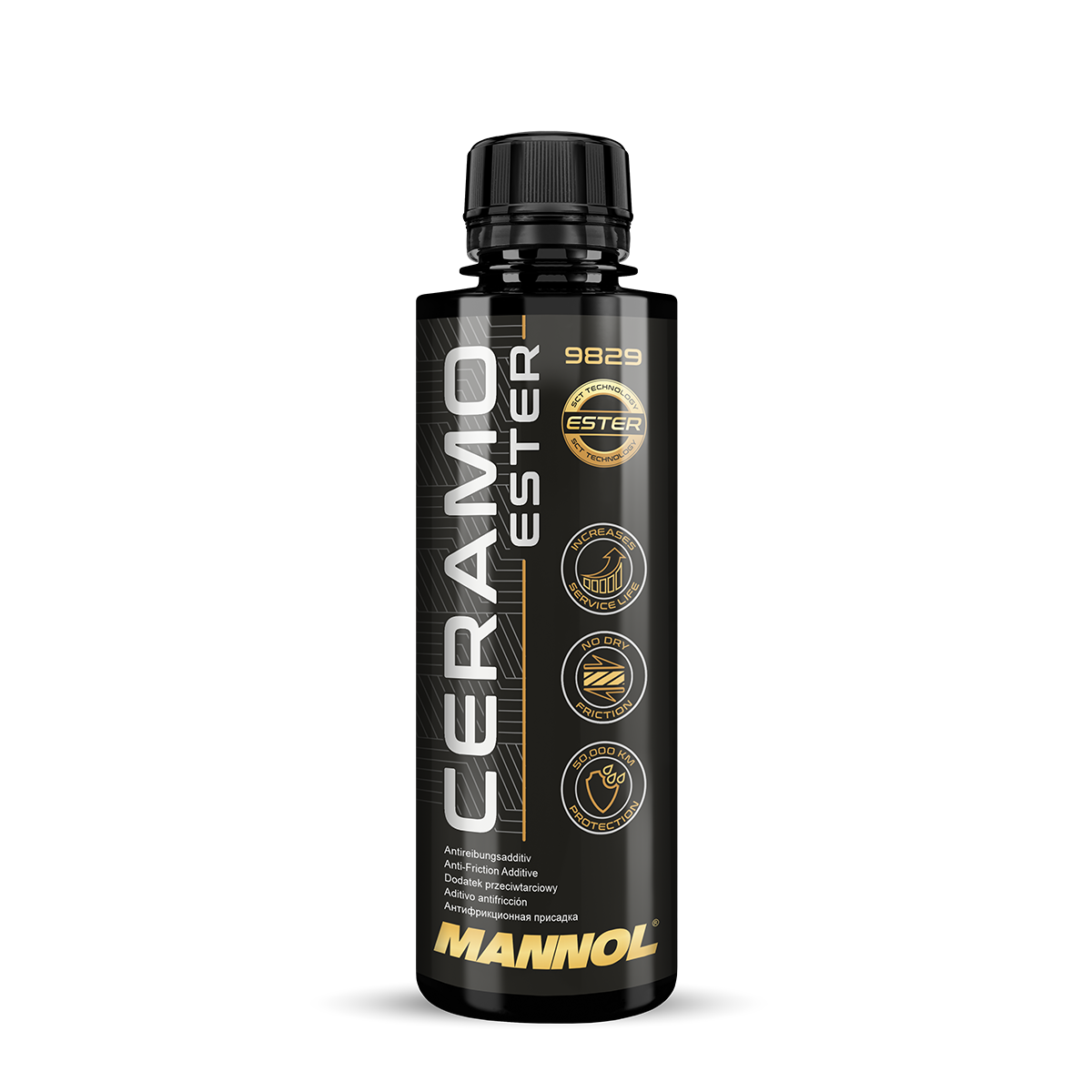 9829 MANNOL CERAMO ESTER 250 мл. Присадка для моторного масла и защиты двигателя 