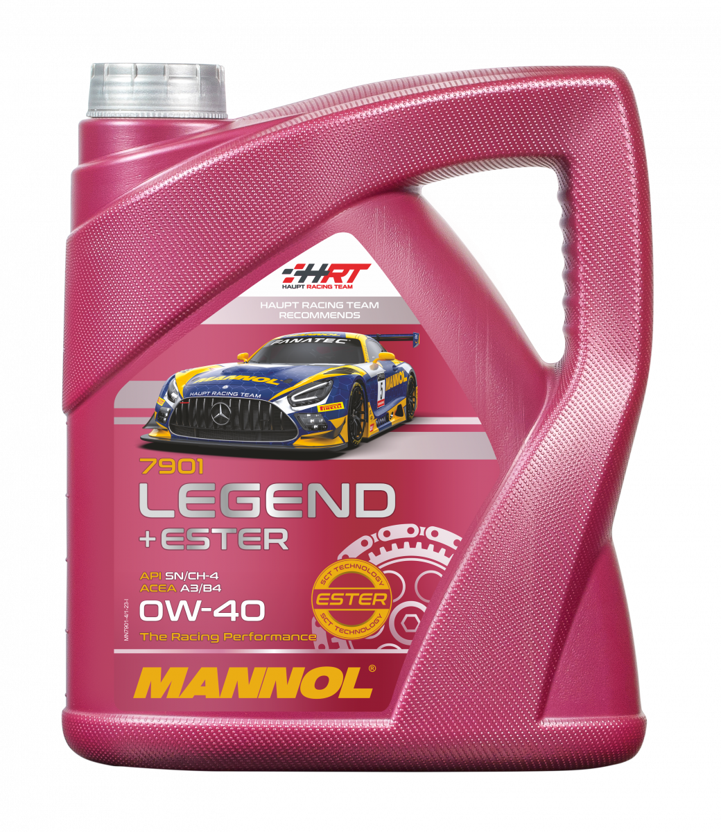 7901 MANNOL LEGEND ESTER 0W40 4 л. Синтетическое моторное масло 0W-40