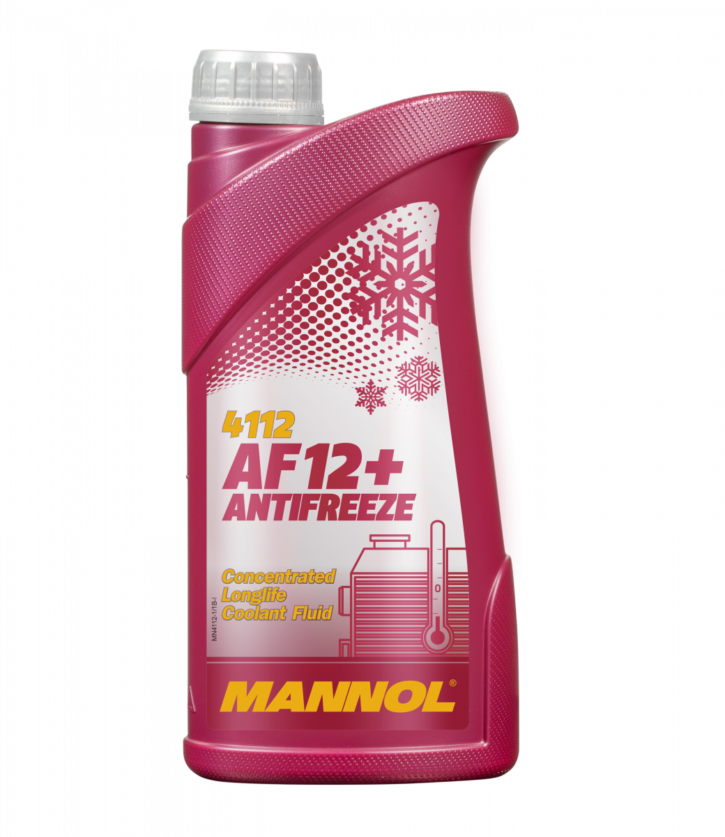 4112 MANNOL ANTIFREEZE AF12+ LONGLIFE 1 л. Концентрат антифриз красный