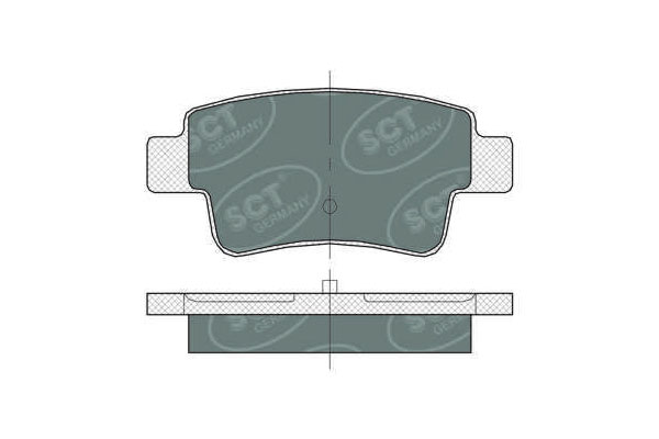 SCT SP 378 Тормозные колодки (комплект 4 шт.) SP378