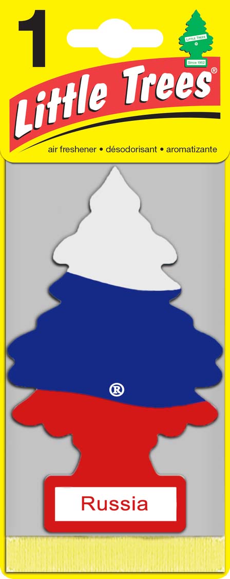 LITTLE TREES Ароматизатор Ёлочка "Российский флаг" (Russian Flag)