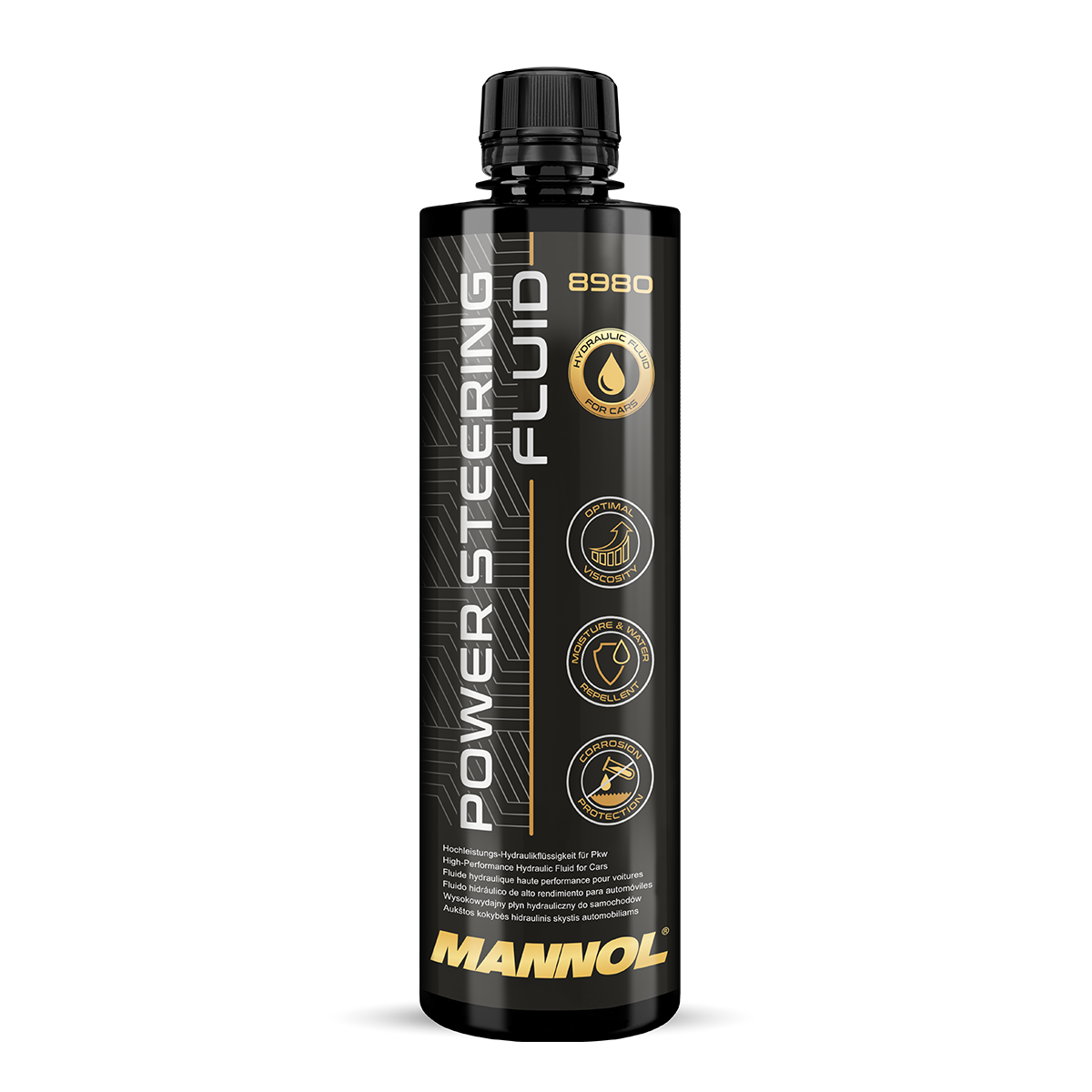 8970 MANNOL POWER STEERING FLUID 0,45 л. Синтетическая гидравлическая жидкость