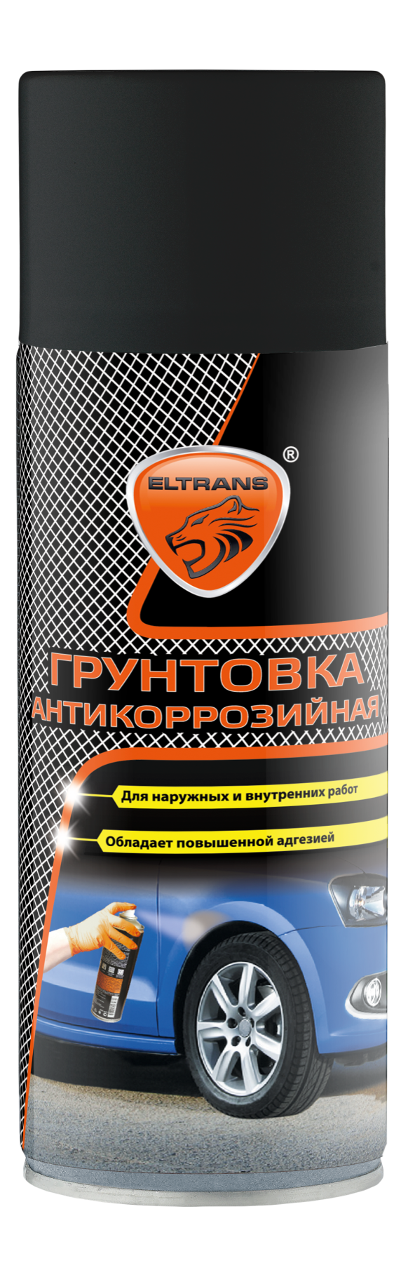ELTRANS Грунтовка антикоррозийная "ЧЕРНАЯ" 520 мл(аэрозоль)