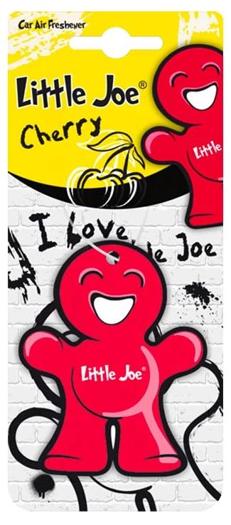 DRIVE INT LITTLE JOE PAPER CHERRY (ВИШНЯ). Автомобильный освежитель воздуха