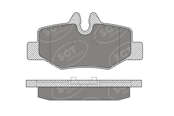 SCT SP 642 Тормозные колодки (комплект 4 шт.) SP642