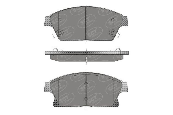 SCT SP 638 Тормозные колодки (комплект 4 шт.) SP638