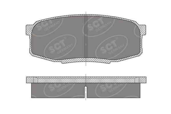 SCT SP 480 Тормозные колодки (комплект 4 шт.) SP480
