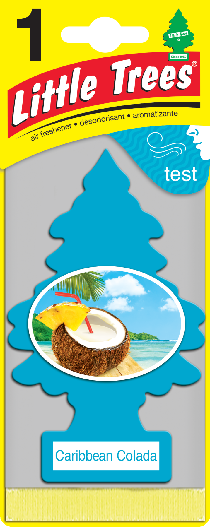 LITTLE TREES Ароматизатор Ёлочка "Карибский коктейль"