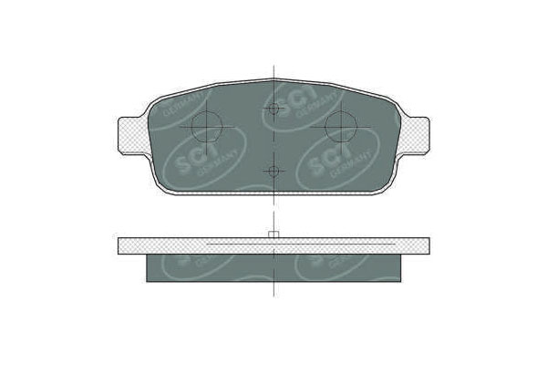 SCT SP 360 Тормозные колодки (комплект 4 шт.) SP360