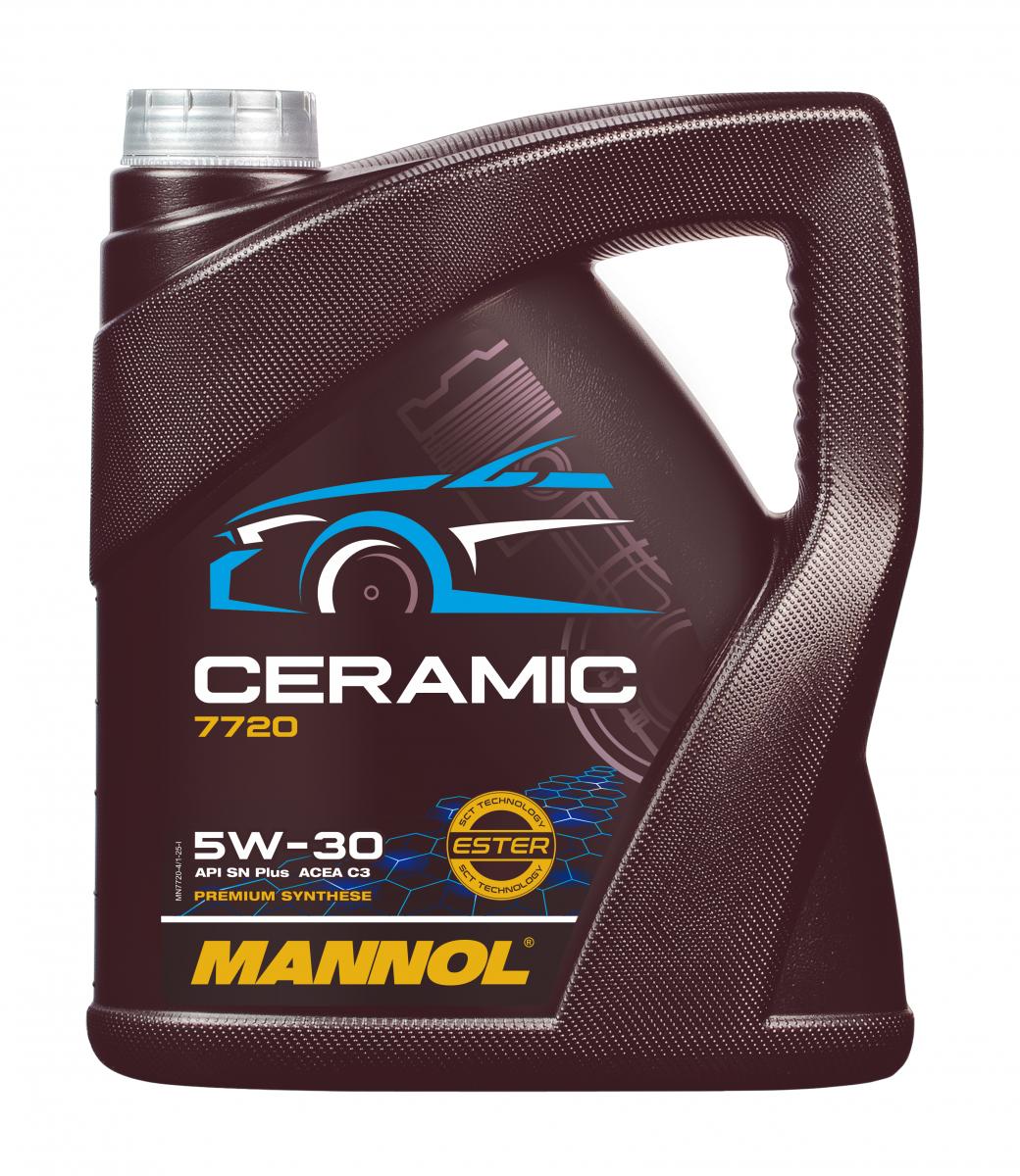 7720 MANNOL CERAMIC 5W30 4 л. Синтетическое моторное масло 5W-30