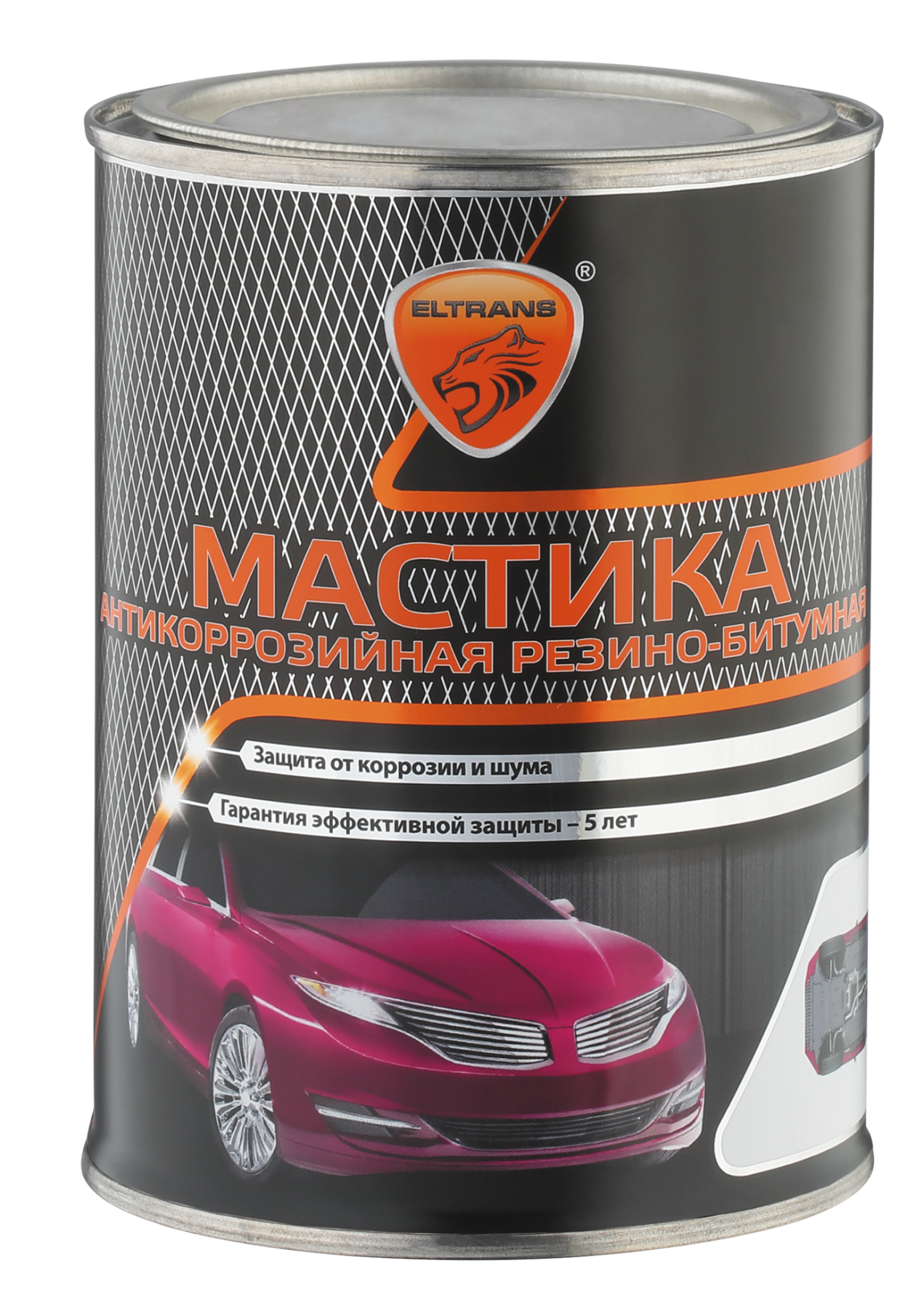ELTRANS Мастика резино-битумная 1 л.(жестяная банка)