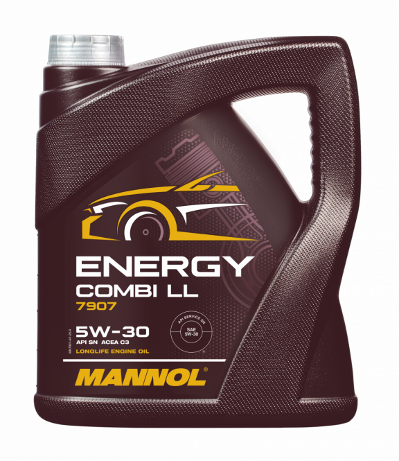 7907 MANNOL ENERGY COMBI LL 5W30 4 л. Синтетическое моторное масло 5W-30