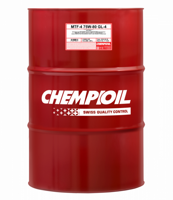 8804 CHEMPIOIL MTF-4 75W80 208 л. Синтетическое трансмиссионное масло 75W-80