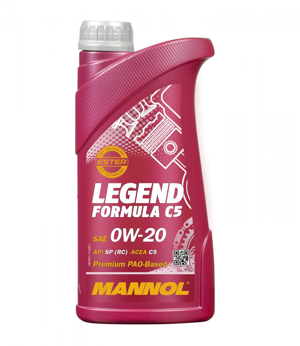 7921 MANNOL LEGEND FORMULA C5 0W20 1 л. Синтетическое моторное масло 0W-20