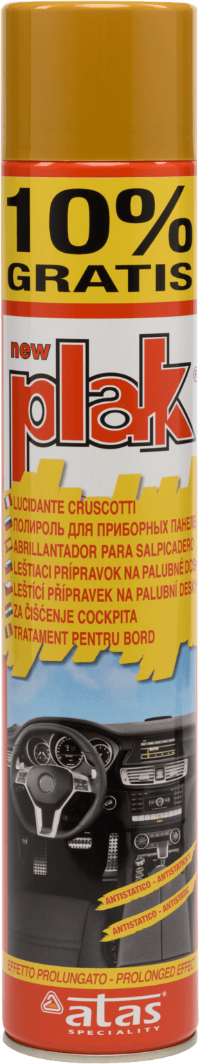 PLAK Полироль-реставратор пластика Табак (аэрозоль) 750 мл.