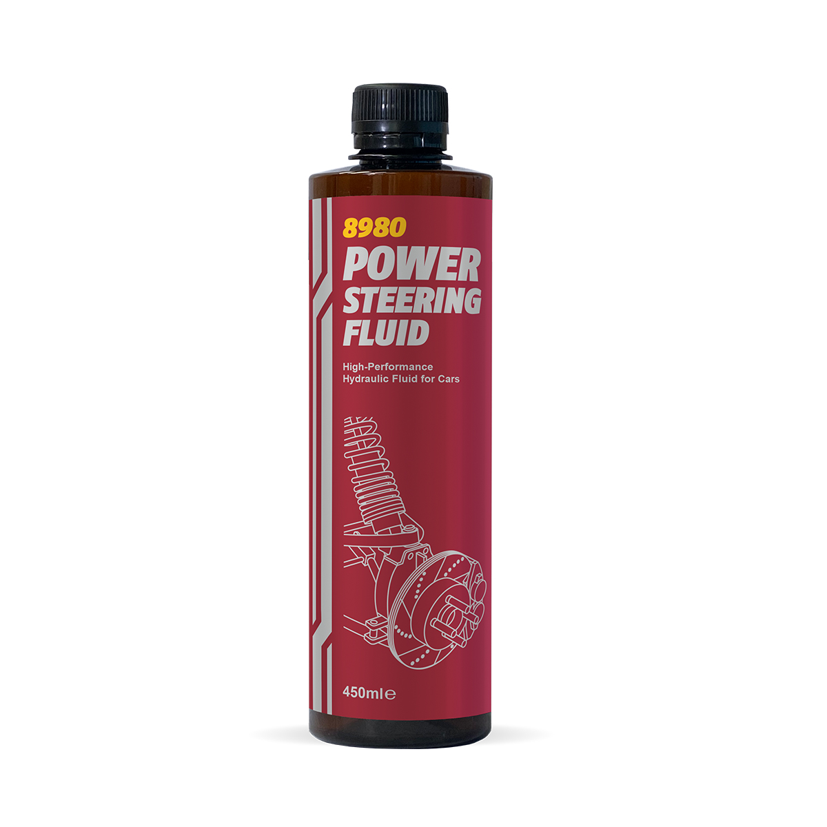 8980 MANNOL POWER STEERING FLUID 0,45 л. Синтетическая гидравлическая жидкость